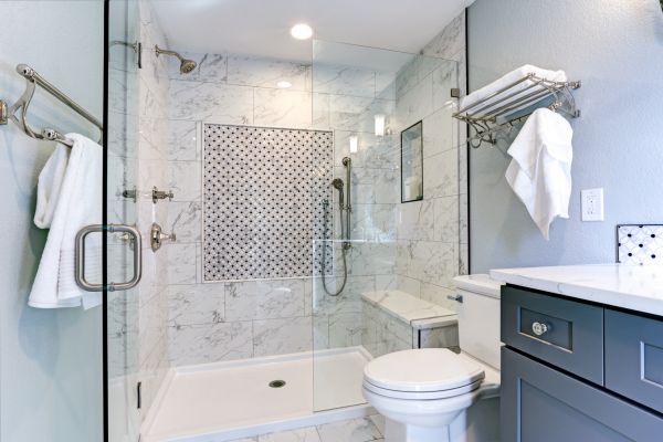 Shower Base Installation in Forney
